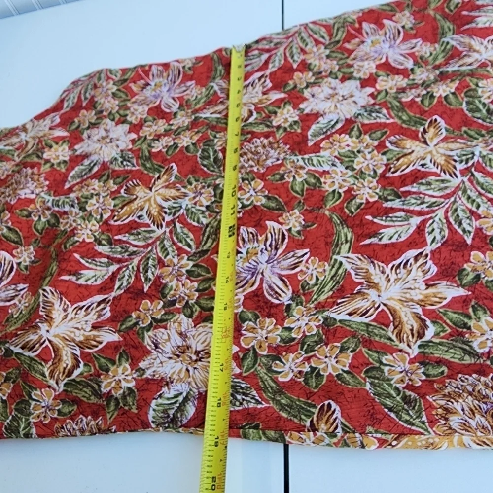 NWT Style & Co. Collection Dress 100% Silk Maxi Tilts & Liner Tropical Red 10P